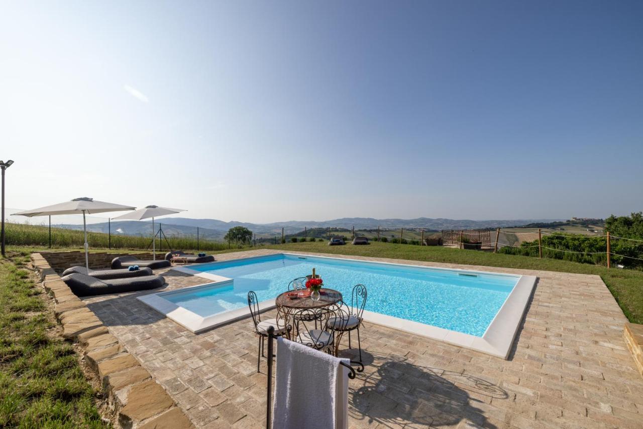 Casa Lucia - Con Piscina Fano-Urbino-Pesaro Villa Fratte Rosa Exterior photo