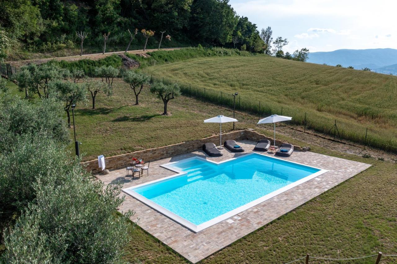 Casa Lucia - Con Piscina Fano-Urbino-Pesaro Villa Fratte Rosa Exterior photo